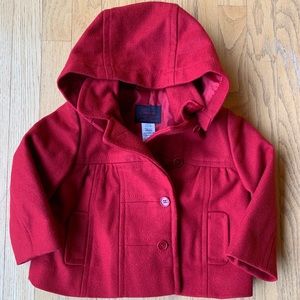 Jacadi Girls’ Coat 80% Wool 2T